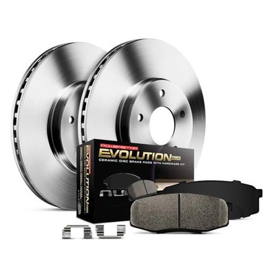 For BMW 530i 94-95 1-Click Autospecialty Replacement Plain Front Brake Kit