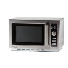 Amana RCS10DSE 1000W Commercial Microwave Oven Stainless Steel 1.2 cu Ft ETL New