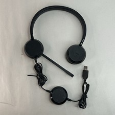 JABRA HSC016 Evolve 20 USB-C MS Stereo Wired Headset With Microphone Black