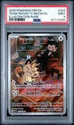 Team Rocket's Meowth 203/182 Illustration Rare Pokemon PSA 9 *260