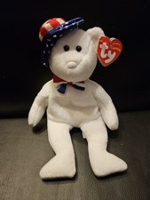 Beanie Baby Benjamin bear USA *Mint Condition* Vintage TY Teddy america