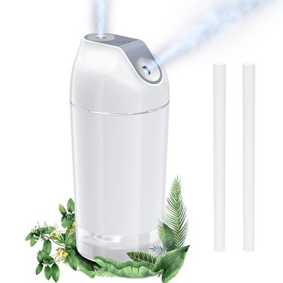 HandFun Mini Humidifier-Battery Operated 480ml 2600mAh, White+2600mAh 