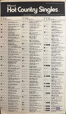 JOHN DENVER SIGNED AUTOGRAPHED MAGAZINE PAGE BILLBOARD HOT COUNTRY CHART PSA E