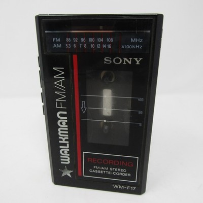 Vintage Sony Walkman WM-F17 FM/AM Stereo Cassette-Corder Recorder Player Parts
