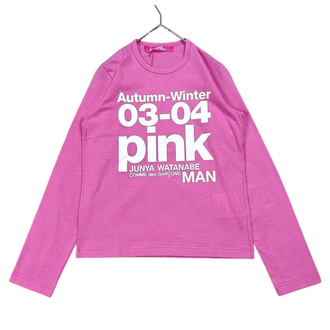 Junya Watanabe Comme des Garcons Man Pink Long T-Shirt Junya Watanabe Comme des Garcons Man Pink Long T-Shirt