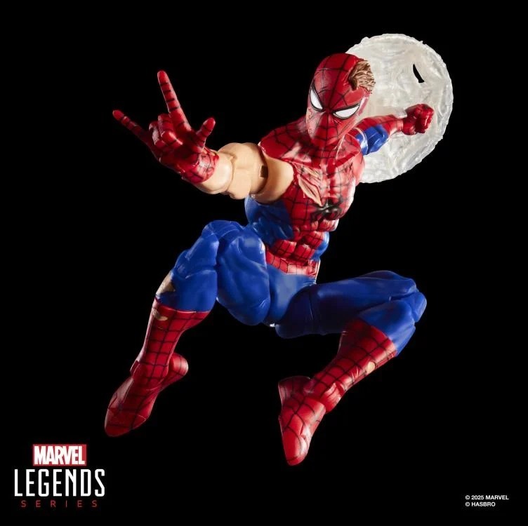 Marvel Legends Battle-Damaged Spider-Man Action Figure with Card 13+ - Image 6