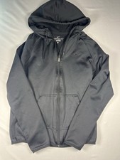 Nike Therma-FIT Women's Small Black Full Zip Hoodie Fleece Lined Sweatshirt