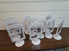 Double Sided Standing Picture Frame 4x6 Bulk White Photo Frame Plastic Photo ...