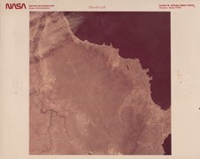 Skylab 4 Patagonia Argentina Cabo Raso Río Chubut 1974 - Foto Original NASA