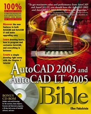 AutoCAD 2005 and AutoCAD LT 2005 Bible Bible Wiley - Paperback - GOOD