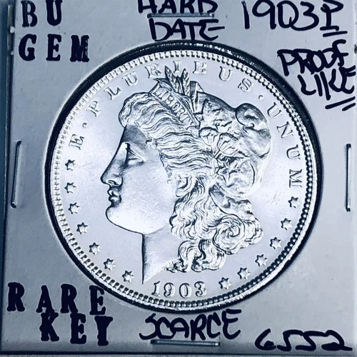 1903 P BU GEM MORGAN SILVER DOLLAR UNC MS+++ U.S. MINT RARE KEY COIN 6552