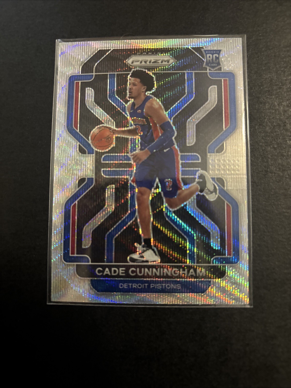 2021-22 Panini Prizm - Cade Cunningham #282 Silver Wave Prizm (RC)