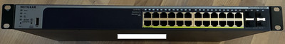 Netgear ProSafe GS728TPv2 24-Port Gigabit PoE+ (4 SFP) Smart Managed Pro Switch