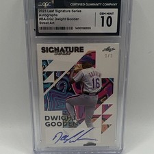 Leaf 2023 Signature Series Dwight Gooden Street Art 1/1 Autograph CGC 10 BA-DG2