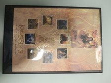 LOTR Return of the King Limited Edition 2003 Isle of Man Stamp Collection Sheet