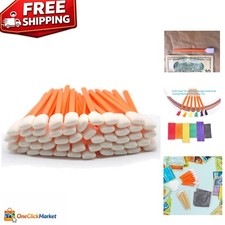 Versatile 50 Pcs Lint-Free Foam Swabs - Perfect for Electronics  Printheads