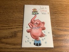 Vintage Birthday Card 1950s.