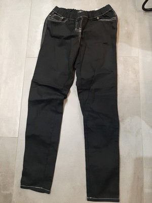 Laura Scott Jeans Skinny Fit Gr. 38 Länge 32 Schwarz Gummibund 