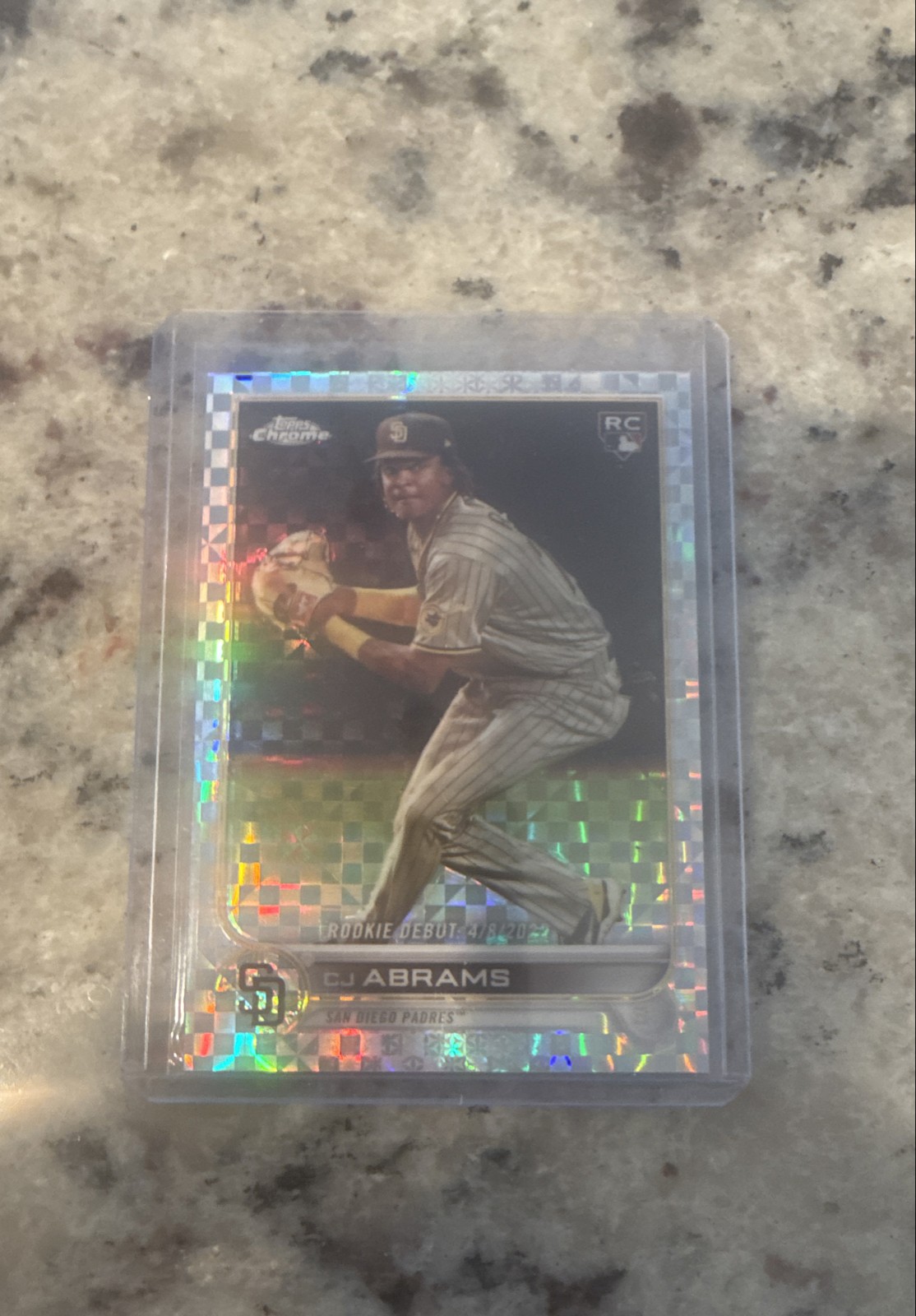 2022 Topps Chrome Update Series - Rookie Debut C.J. Abrams #USC102 X-Fractor /99