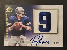 Tony Romo Football Cards, Rookie Cards and Autographed Memorabilia Guide 20