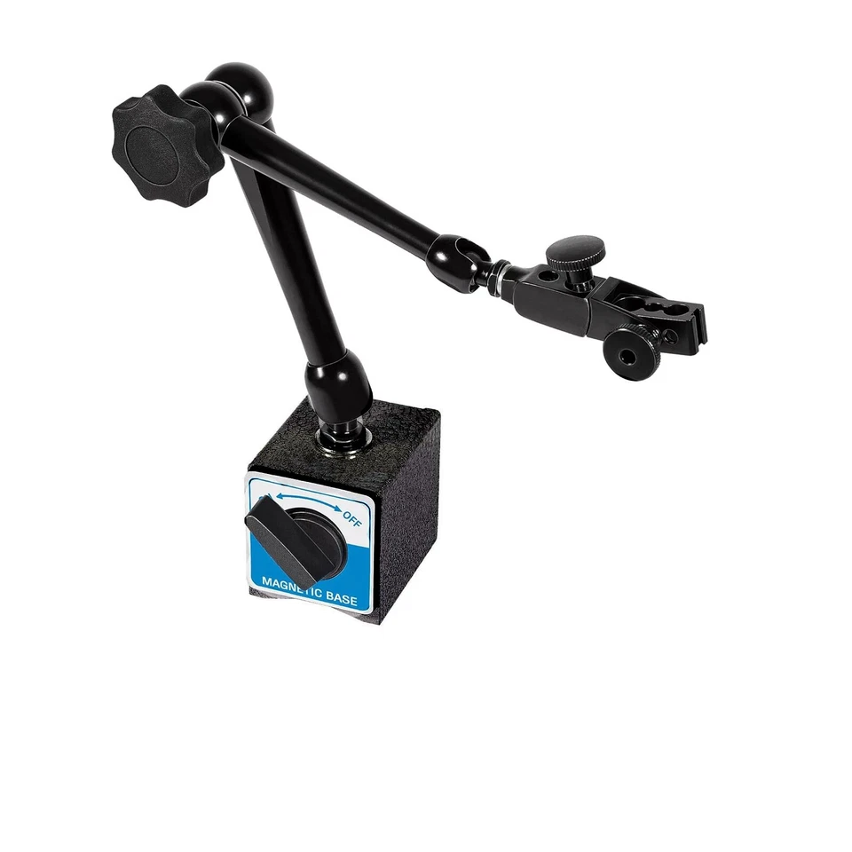 Soporte indicador de prueba de dial Noga base magnética 176 lb ajuste fino DG61003 Foto 2 de 4