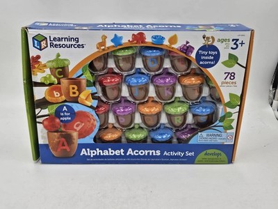 Learning Resources Alphabet Acorns Activity Set 78 Pieces (LER6802) - NEW