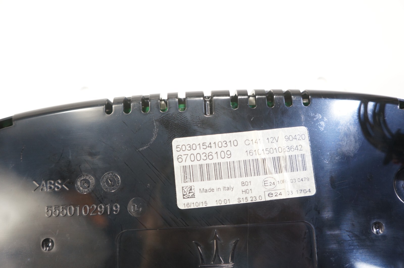 14-2017 maserati ghibli speedometer odometer instrument cluster gauge assembly