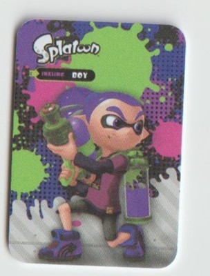 Inkling Boy # 02 NFC Mini Karte für Splatoon Nintendo Switch, Wii U, Amiibo