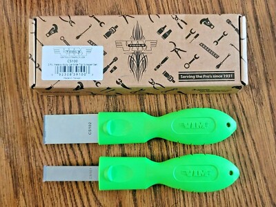 VIM 2pc Heavy Duty Carbide Tip Scraper Set with Ergonomic Handles #CS100
