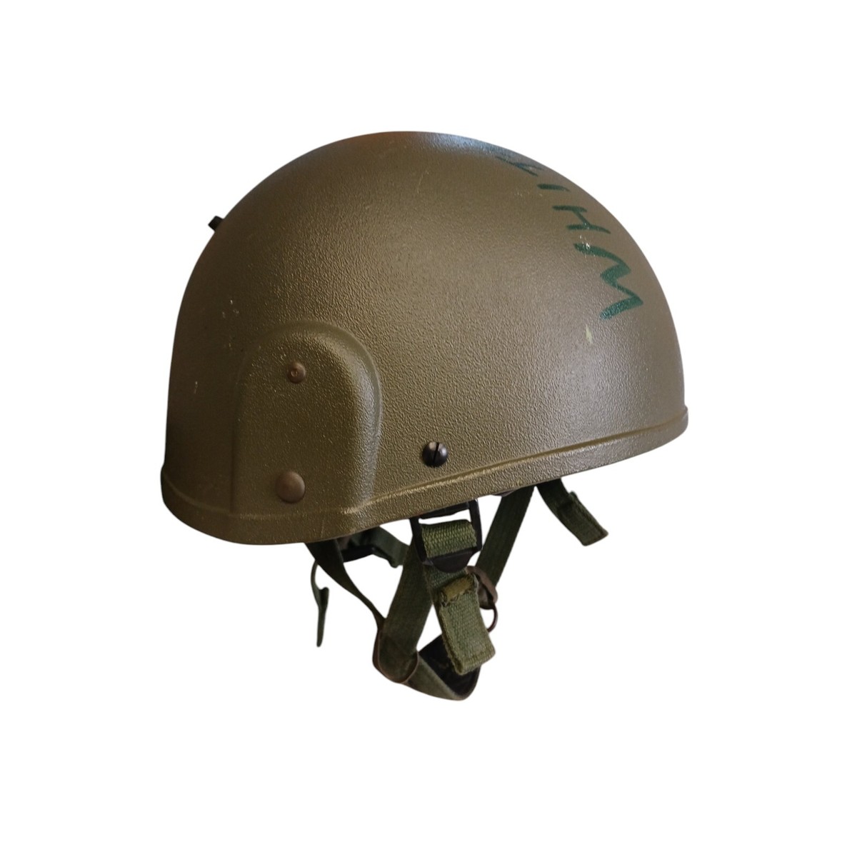 British Army GS MK6 Combat Helmet Olive Green Ballistic Protection