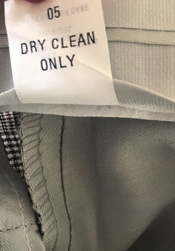 Farah Vintage? Dress Pants 36X34 Gray Multi Plaid Poly/Wool Blend L.Weight NWT - Picture 17 of 19