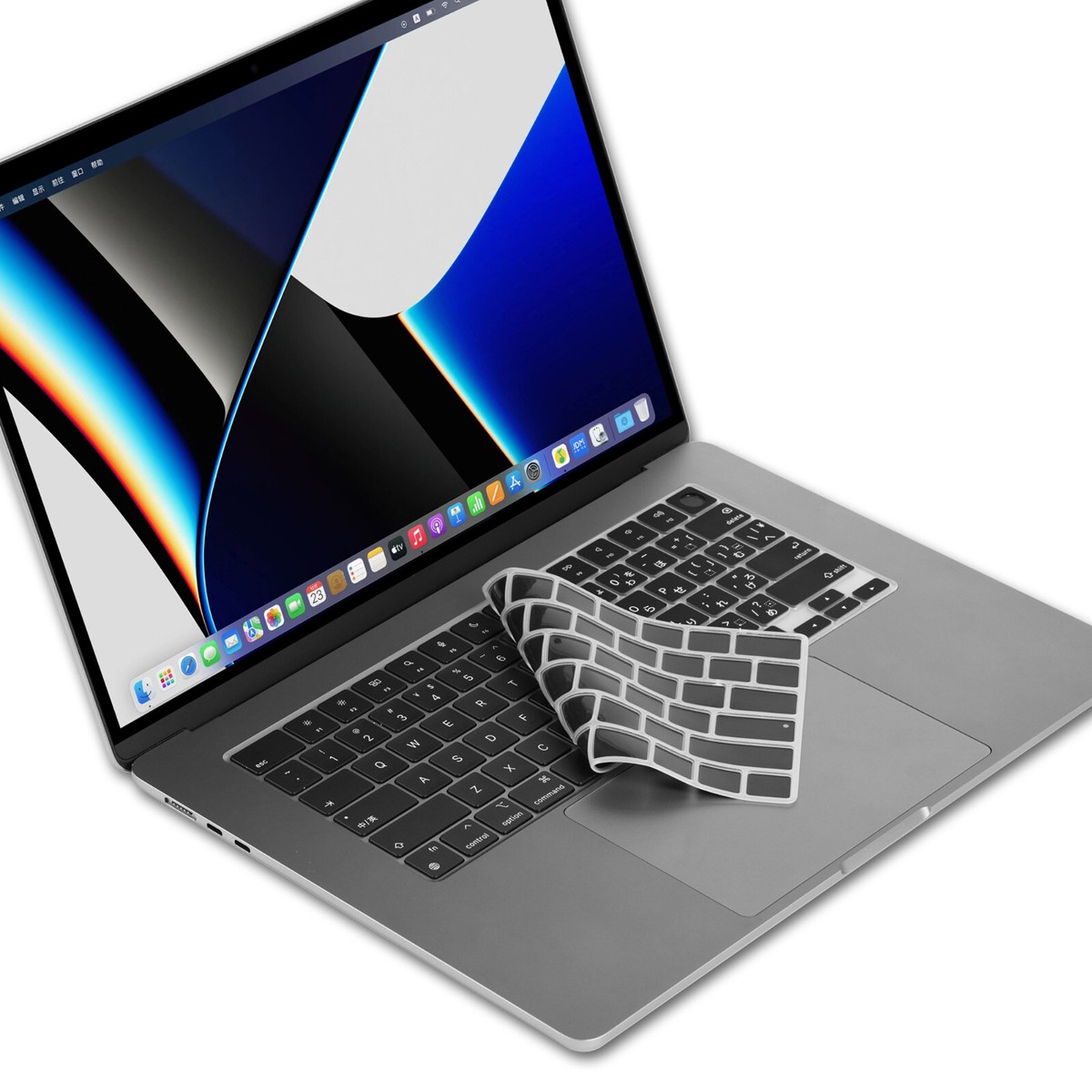 XSKN US Japanese Silicone Keyboard Cover for 2026-2022 Macbook Air