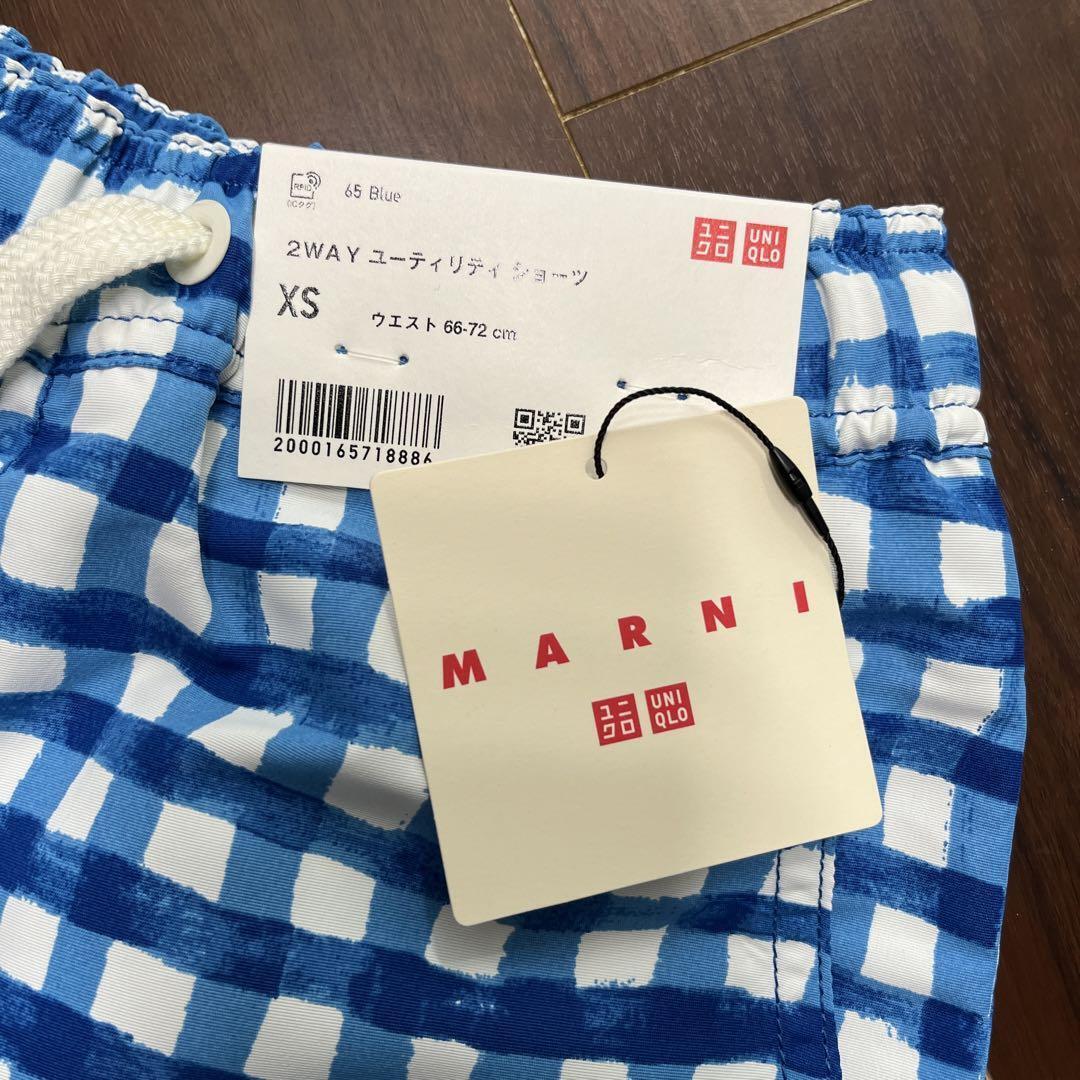 UNIQLO MARNI 2WAY utility shorts size XS (US XXS) blue JAPAN UNIQLO MARNI 2WAY utility shorts size XS (US XXS) blue JAPAN