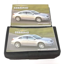 2007 Chrysler Sebring Factory Original Glovebox Owners Manual Book Portfolio