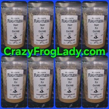 Flightless Fruit Fly 8 PACK cultures Dart Frog Food Reptile Food FREE SHIPPING