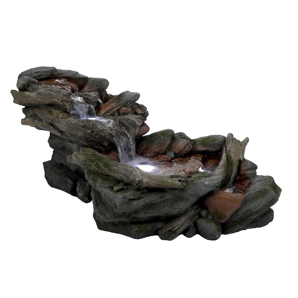 Estanques al aire libre tradicional, fuentes y juegos de agua