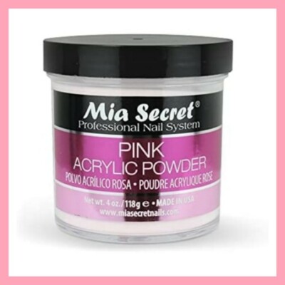 Polvo Acrilico  Professional Acrylic Nail System 4 Oz Contenido PINK