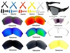Galaxy Replacement Lenses For Oakley Flak Jacket Sunglasses Multi-Color 100%UVAB