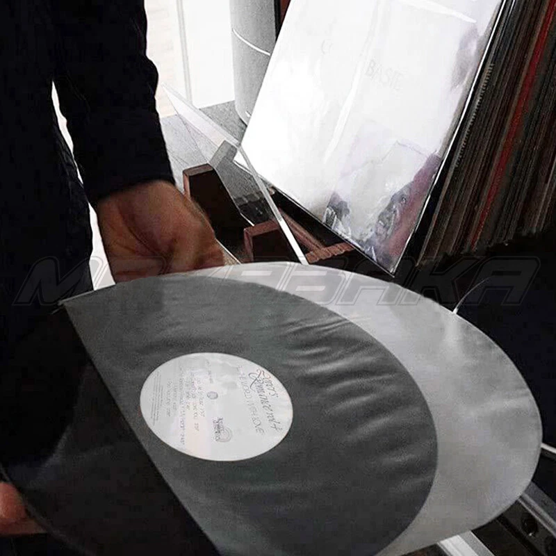 UP200 12'' Vinyl Record LP Sleeves Antistatic Cover Durable Music Plastic Album - image 3 of 4