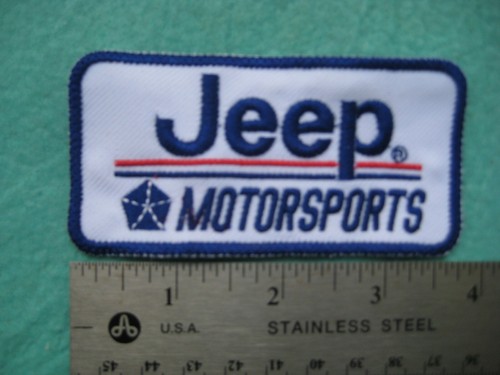 Jeep Motorsport Racing Service Teile Händler Uniform Patch