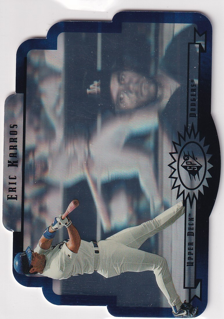 1996 SPX DIE CUTS ERIC KARROS LOS ANGELES DODGERS MLB BASEBALL BZ-5845
