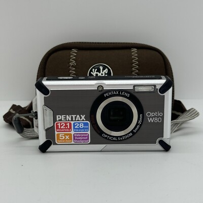 Pentax Optio W80 Digitalkamera Kamera - 12.1 MP - 5x Zoom - sehr guter Zustand  