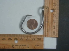 50 39965 size 14/0 Stainless Circle Hooks Tuna Grouper Bottomfish Cod Large eye!