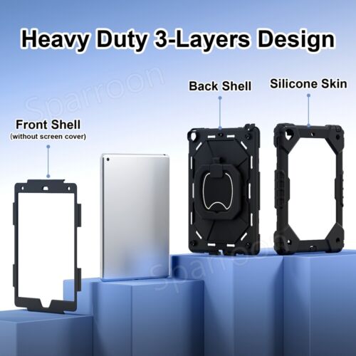 Shockproof Heavy Duty Hard Case for iPad 5/6/7/8/9/10th Gen Air 4 5 Pro 11 2024 - Picture 23 of 126