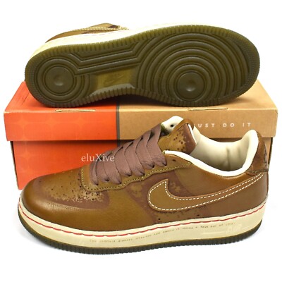 NWT Nike Air Force 1 Low IO Insideout 1 Piece FIFA Laser Brown 10