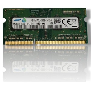Samsung Arbeitsspeicher RAM MODUL 4GB 1Rx8 PC3L-12800S-11-12-B4 ##782