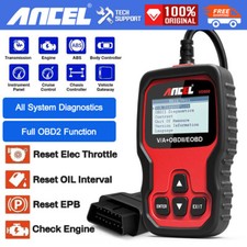 OBD2 Code Reader Car Diagnostic Tool All Systems Scanner Oil & Brake Pads Reset