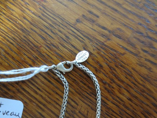 NEW Sweet Romance Art Nouveau Lady silver Locket Necklace BEAUTIFUL! - Picture 7 of 7