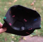 ÉCHANTILLON chapeau de camp multicolore Supreme F Word Cap RARE noir SS18 INÉDIT