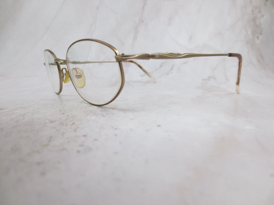 Armação de óculos Elizabeth Arden EA-688-2 unissex adulto aro completo dourado 51-19-135 - Imagem 2 de 4
